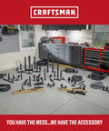 Workshop accessories for 16 Gallon 6.5 Peak HP Wet Dry Shop Vacuum With Built In Blower Port for quick outdoor cleanup.