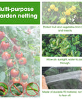 10x20 Garden Netting Bird Proof Insect Mesh For Vegetables Fruits And Plants Waterproof Sunproof Durable Pest Barrier close-up
