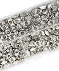 160 Piece Hammer Head T Slot Nut Kit For Aluminum Profiles M3 M4 M5 Drop In Nuts Built Tough With Nickel Plating in organizer box