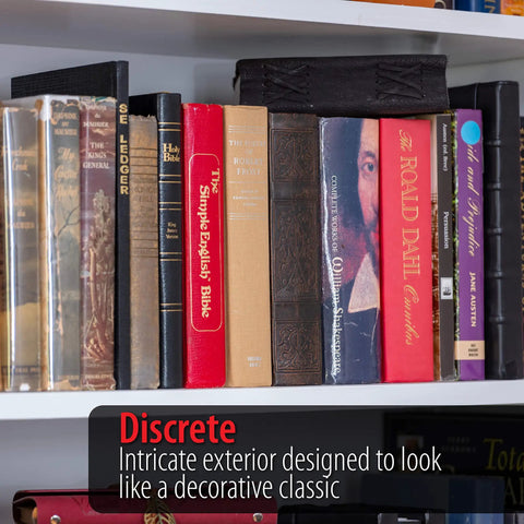 Faux Book Safe With Hidden Compartment For Small Valuables And Cash A Clever Stash Box That Hides In Plain Sight On Your Bookshelf