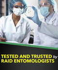 Scientists testing insect samples in lab for House And Garden Insect Killer Spray That Kills Ants Roaches And Spiders Indoor And Outdoor Use Won't Harm Plants 11 Ounce Bottle For Quick Bug Busting At Home And In The Garden.