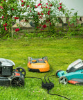 Beefy 20 Foot Outdoor Extension Cord With Three Outlets 14 3 SJTW 3 Prong Grounded Power Cable in garden powering tools