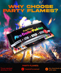 Front view of Color Changing Fire Packets For Campfire And Fire Pit 10 Pack Rainbow Flames For Outdoor Fireplaces