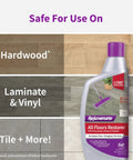 Floor Restorer And Polish Fills Scratches And Restores Shine Without Sanding For Hardwood Laminate Vinyl Tile And More Bottle