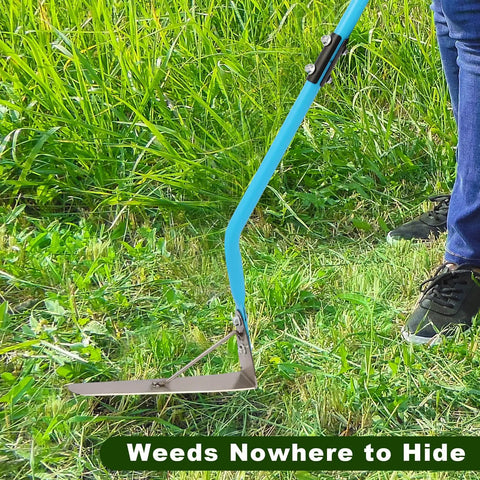 Double Edged Sickle With 304 Stainless Steel Sharp Blade For Garden Weed Cutter Tool, used on grass