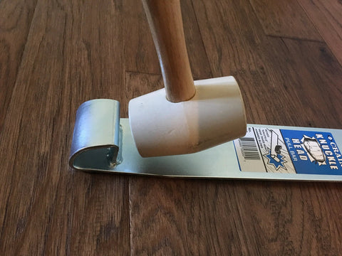 Knucklehead Pull Bar with Three Sixteenth Inch Steel, knuckle shaped hammer head, underside felt pads prevent scratches on hardwood