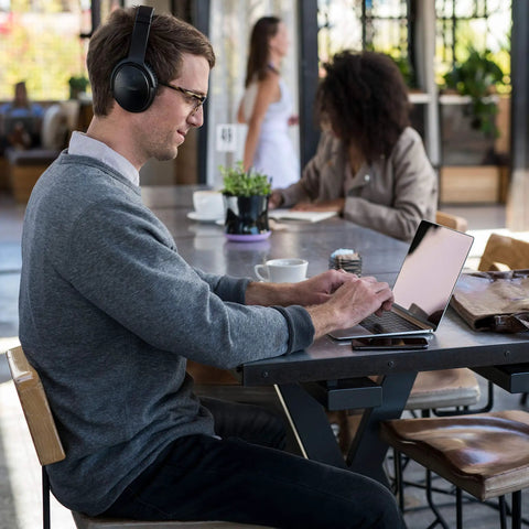 Premium Wireless Bluetooth Headphones Delivering Game Changing Noise Cancellation And Seamless Alexa Access For Lock In Music Vibes And Zero Stress Comfort All Day Long In Black