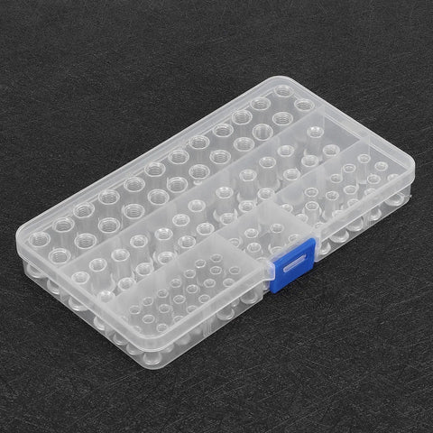 Solid Rivet Nut Tool Kit With 100 Pcs Aluminum Flat Threaded Inserts M4 M5 M6 M8 For Fast Repairs And Tough DIY Projects in organizer case