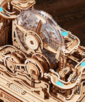 3D Wooden Puzzle Gear Ball Challenge for Adults DIY Marble Run Pinball Machine Model Kit With Six Mechanisms Five Tier Tracks And Real Time Path Adjustments For Thrill Seeking Brain Teasers, wooden gear maze