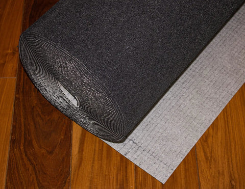Top Shelf Impact Reducing Sound Blocking Flooring Underlayment For Laminate And Engineered Hardwood, roll on wood floor.