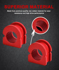 Beefed Up Front Stabilizer Sway Bar Link Kit 4Pc With Red Bushings 36mm For Silverado Tahoe GMC Yukon Cadillac Escalade 2004 2019 Replacement Front Suspension Parts red rubber bushings