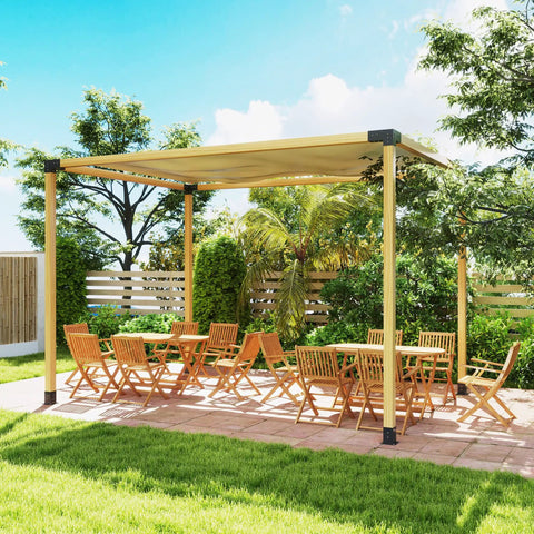 DIY Pergola Bracket Kit For 4x4 Posts Heavy Duty 3 Way Corner Brackets And Post Base Brackets Powder Coated Metal Includes 8 Brackets And Screws For Easy Patio Garden Pergola Setup