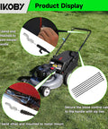 XIKOBY control cable kit for 21-inch lawn mower; Z-bend ends and mounting hardware shown