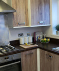 Kitchen with Weathered Oak Peel And Stick Decorative Self Adhesive Film Roll 17 Inch By 78 Inch 3 Pack on cabinets