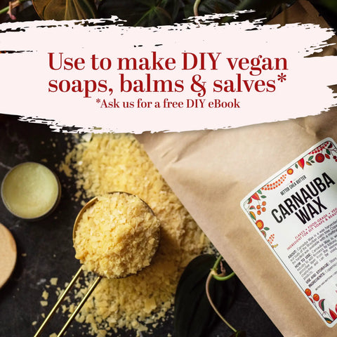 Straight Up Pure Carnauba Wax Flakes For Smooth Skin Care And Lip Balm Making Real Deal Vegan Candle Wax With Leather And Wood Finish Must Have DIY Staples Eight Ounce Bag in a measuring spoon.