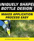 Person applying Pelleted Mole And Gopher Bait For Fast Acting Pest Control In Lawns And Gardens, 6 Oz Bag, with unique bottle design.