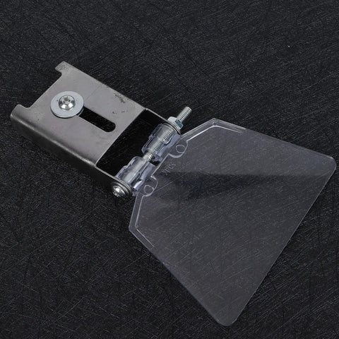 Two Pack Bench Grinder Eye Shield Guards For Safer Grinding with 304 stainless steel bracket on dark background