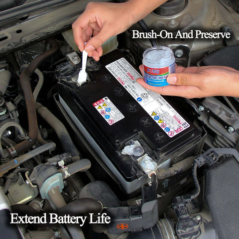 Dielectric Grease For Electrical Connectors And Battery Terminals, Spark Plugs, And O Ring Seals, Waterproof Silicone Lube applied