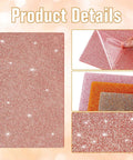 Amyhill 3pc glitter acrylic sheets, 1/10 inch thick, assorted glitter colors, 6.3 x 11.4 in for laser cutting