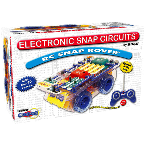 RC Rover Electronics Discovery Kit For Kids, Run Up To 3 Rovers At Once With Wireless Remote Control packaging box