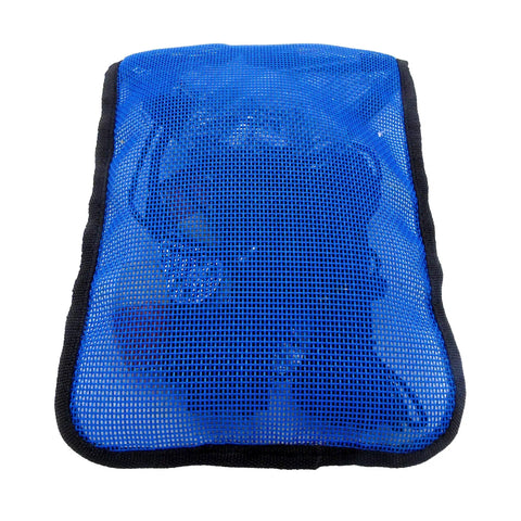Blue storage bag for Top Notch Double Outrigging Kit For Boats Up To 22 Ft Rigs With 2 Poles Stainless Hardware Clips 4 Release Clips