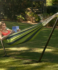 Breathable Cotton Canvas Hammock For One Person Lightweight Camping Gear For Hiking Backpacking Hunting Outdoors Or Backyard