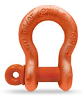 Shackle Anchor Screw Pin 7 Eighths Inch Painted Heavy Duty Six And One Half Ton Industrial Rigging Shackle For Lifting And Hoisting Durable Steel With Corrosion Resistant Finish