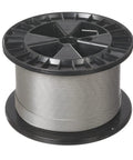 Heavy Duty 1/16 Inch Galvanized Aircraft Wire Rope Cable 7x7 Steel Construction 500 Foot Reel on black spool.