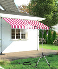 Outdoor Patio Water Mister System 26.5 Feet Portable Cooling Mister With Adjustable Height Stand Flexible Tubing And Wind Resistant Stainless Base in use on patio
