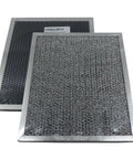 Replacement Charcoal Carbon Filter For Non-Ducted Range Hoods, Single Pack, 8.75 By 10.5 By 0.44 Inches, silver mesh visible