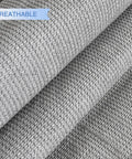 Close-up of breathable fabric for 13 Foot by 13 Foot Sun Shade Sail Rectangle Canopy for Patio Backyard Garden Outdoor UV Block Fade Resistant.