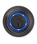 Close-up of Kevo Touch To Open Smart Lock Venetian Bronze Finish with Bluetooth No Keys Needed for Keyless Entry 2nd Gen