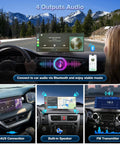 Driving with 11.5 Inch Portable CarPlay Screen For Your Ride, Wireless CarPlay And Android Auto Dash Display With OTA Updates