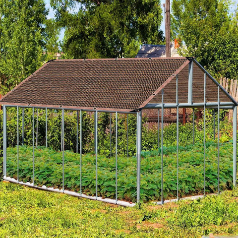 90 Percent Sun Shade Cloth With Grommets For 5 By 10 Ft Pergola Replacement Shade Cover on garden canopy