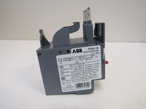 TF42-16 13 To 16 Amp IEC Overload Relay For AF Series Contactors shown with label and connectors visible