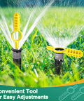 2 Pack Rotor Nozzle Adjustment Tools For Hunter MP Rotator And Rain Bird Sprinkler Heads DIY Friendly Quick Tune Up And Repair Compatible With MP Series Nozzles For Sprinkler System Maintenance in use