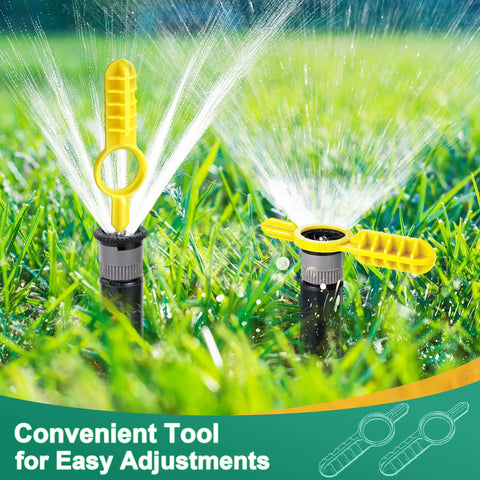 2 Pack Rotor Nozzle Adjustment Tools For Hunter MP Rotator And Rain Bird Sprinkler Heads DIY Friendly Quick Tune Up And Repair Compatible With MP Series Nozzles For Sprinkler System Maintenance in use