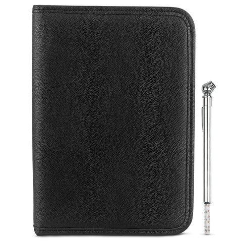 Ride Ready Glove Box Document Folder Holds Car Registration And Insurance Cards In A Snug Black Sleeve designed for console storage.