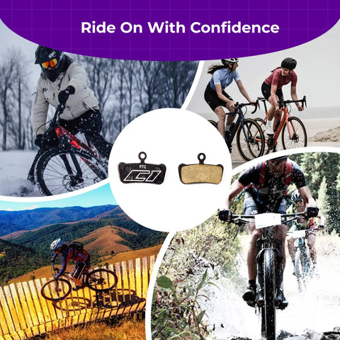 Bike Disc Brake Pads For SRAM 4-Piston Calipers Compatible With Guide G2 Ultimate RSC RS R T AVID XO Trail Elixir 9 7
