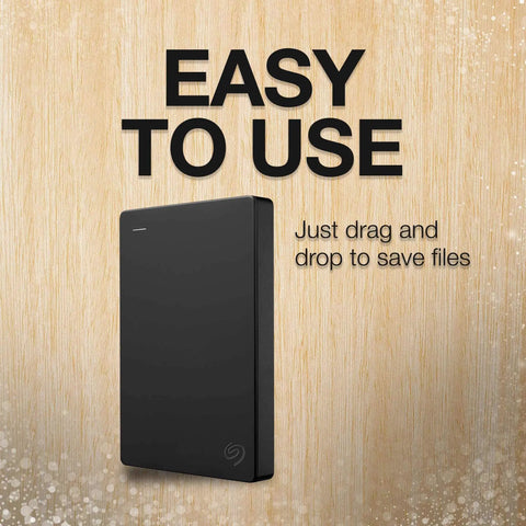 2TB Portable External Hard Drive USB 3.0 for PC Mac PlayStation and Xbox with Drag and Drop Backup Plug and Play Setup Grab and Go Storage and 1 Year Rescue Service