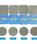 Diamond Hand Polishing Pads Set 60 100 200 400 Grit for Tile Stone Marble Glass Soft Grinding Pads for Edge Surface