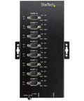 Heavy Duty 8 Port Serial Hub USB To RS232 RS422 RS485 Adapter Rock Solid Industrial DB9 Converter interface ports view