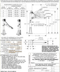Smooth Operator DC Powered Jib Crane With Galvanized Build And Telescoping Boom Handles 1500 Pounds Easily For Real Workshops Using 360 Swivel Design To Get Projects Done Fast Without Breaking A Sweat Today diagram showing specifications and capacity chart.