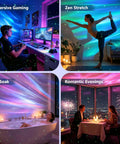 Northern Lights Aurora Projector With Star Projector And Music Speaker for immersive gaming, yoga, bath, romantic dining setup