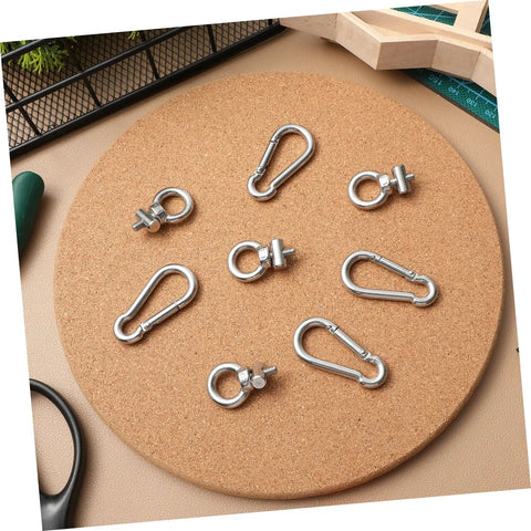 Four Piece Stainless Steel Awning Rail Stopper Eye Bolt Kit For Kayaks Motorhomes And Tents With Eyelet Bolts Heavy Duty Track Hardware And Easy Install No Fuss stainless steel eye bolts on cork board