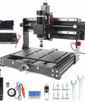 Professional Desktop Cnc Router 3020 Plus Featuring 500W Grbl Milling Engraving Machine For Wood Projects with accessories.