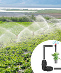Drip Irrigation Barbed Locking Fittings 10 Pack, 3/8 Inch Elbow Tubing Connectors for garden and plant watering systems
