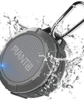 Bluetooth Speaker IPX5 Waterproof Portable Shower Speaker With 12 Hour Battery And Micro SD Playback splashed with water