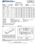 Technical sheet for 1 Or 2 Lamp Fluorescent Electronic Ballast For T12 HO Lamps 60W-110W, Programmed Start, 120-277V.