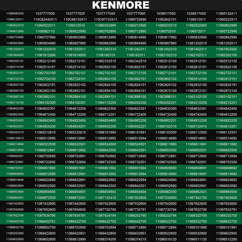 Kenmore dryer model compatibility chart for Beefed Up Stainless Steel Dryer Heating Plate Upgrade For Major Appliance Brands